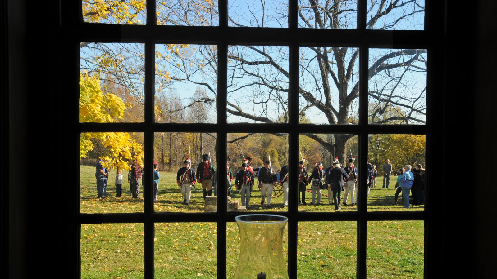 Dragoons Seen From a Window
