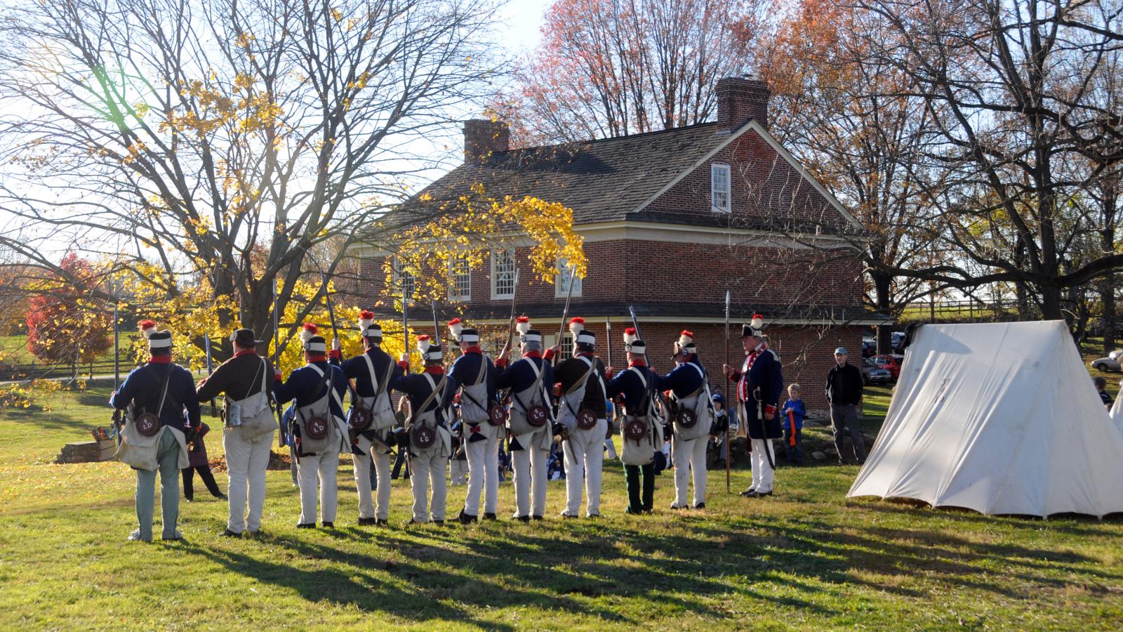 Dragoons at Attention