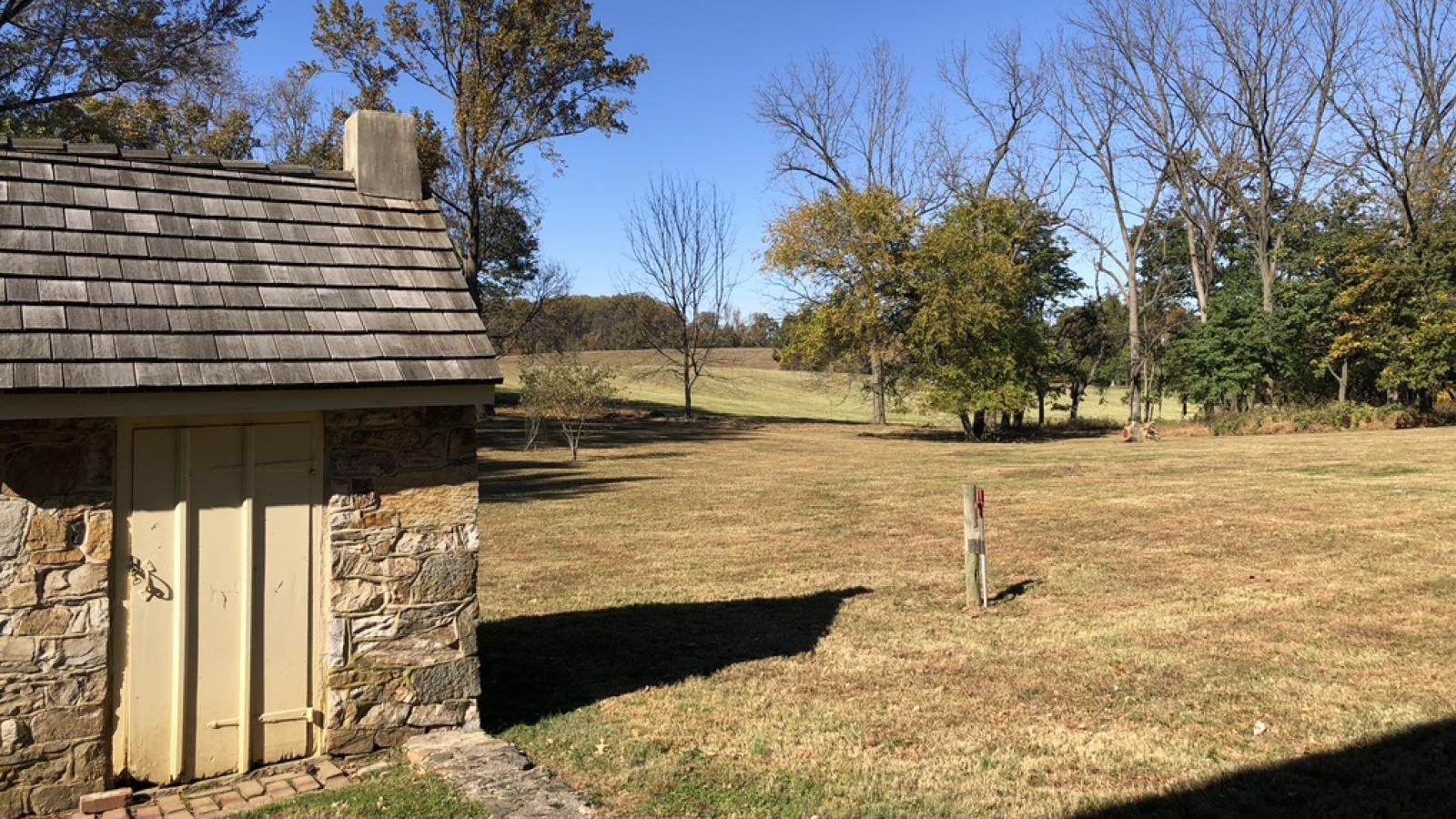 Northeast View Including the Smokehouse