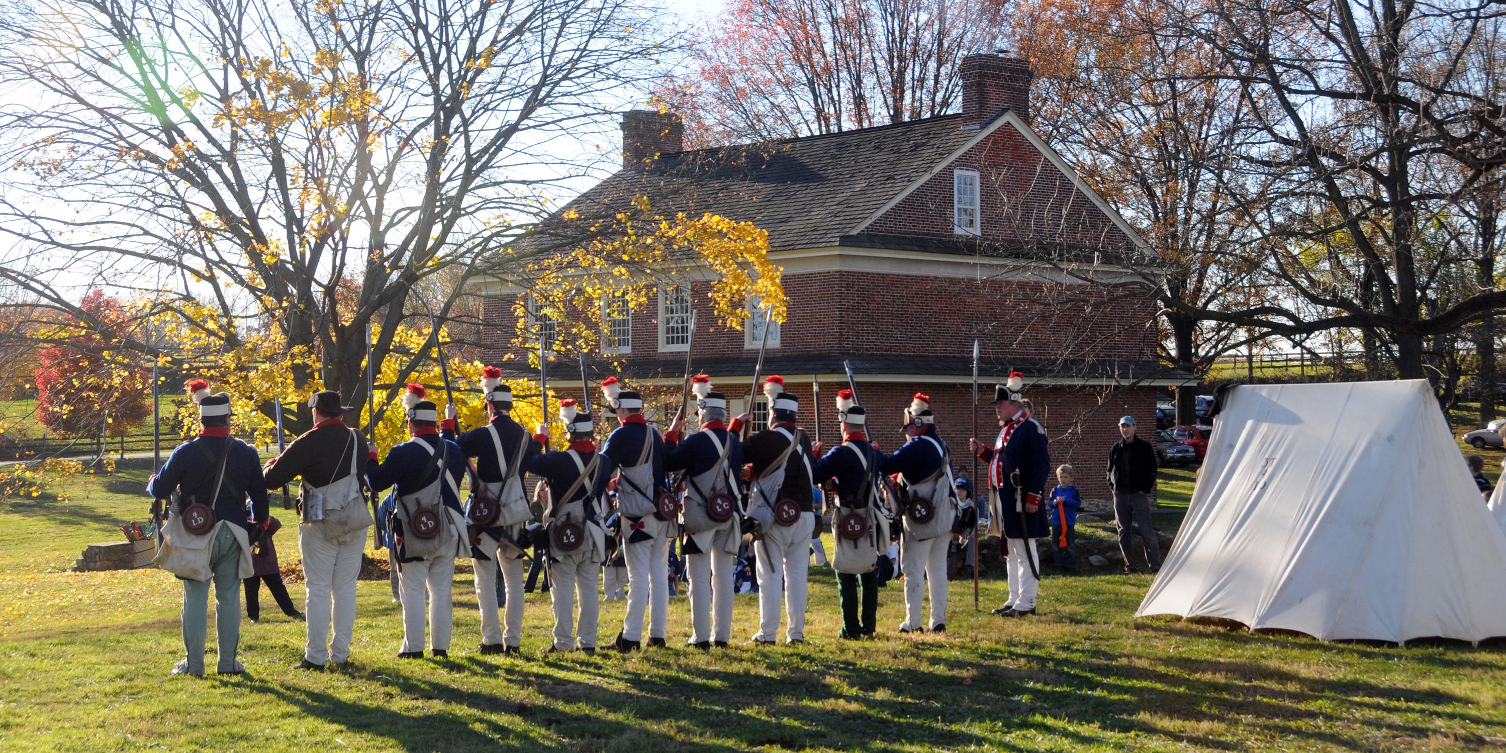 Dragoons at Attention