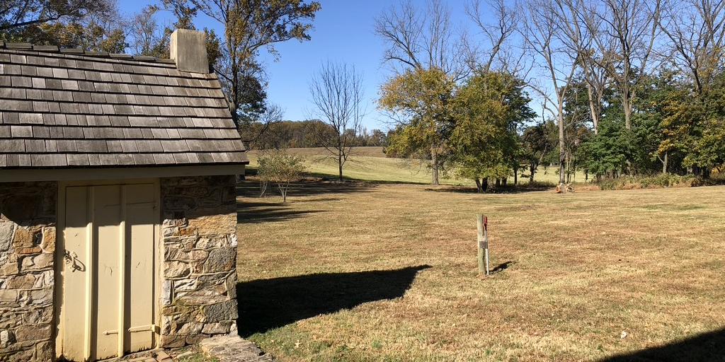 Northeast View Including the Smokehouse